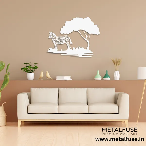 Metal_Wall_Art_for_Home_Decoration__|_Zebra_Tree__|_White