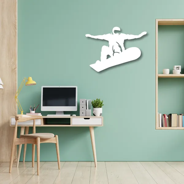 Metal_Wall_Art_for_Home_Decoration__|_Big_Air_Snowboarder__|_White
