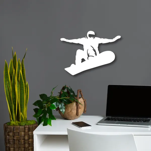 Metal_Wall_Art_for_Home_Decoration__|_Big_Air_Snowboarder__|_White