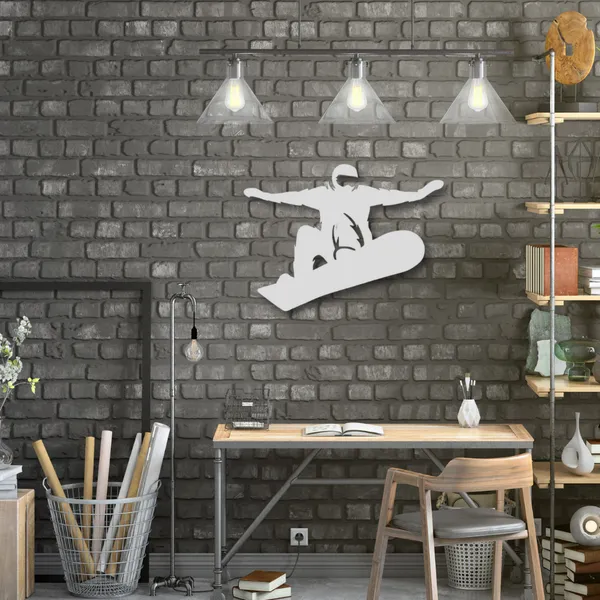 Metal_Wall_Art_for_Home_Decoration__|_Big_Air_Snowboarder__|_White