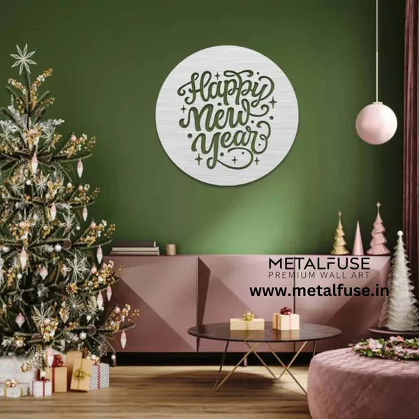 Metal_Wall_Art_for_Home_Decoration__|_Happy_New_Year__|_White