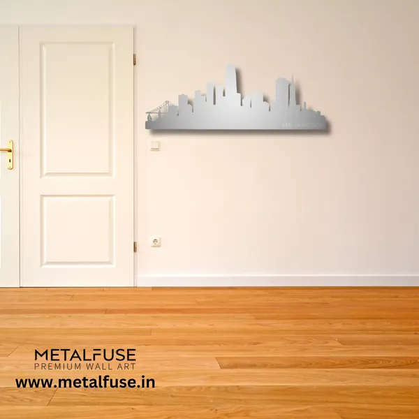 Metal_Wall_Art_for_Home_Decoration__|_San_Francisco_Skyline__|_Silver
