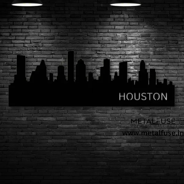 Metal_Wall_Art_for_Home_Decoration__|_Houston_Skyline__|_Black