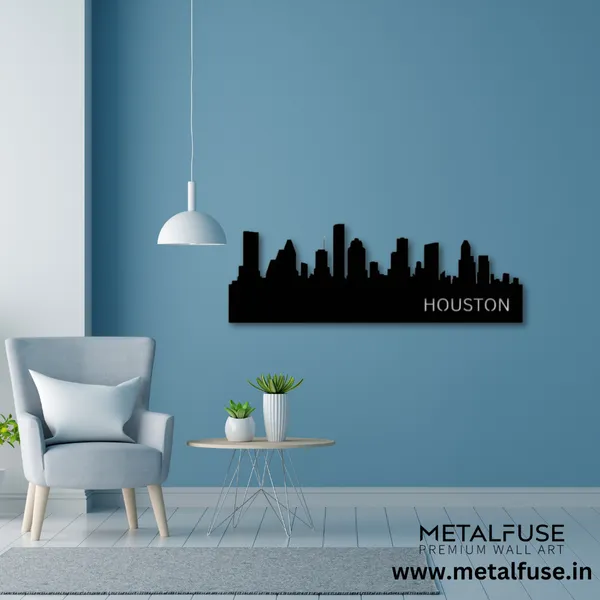Metal_Wall_Art_for_Home_Decoration__|_Houston_Skyline__|_Black