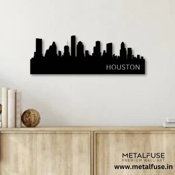 Metal_Wall_Art_for_Home_Decoration__|_Houston_Skyline__|_Black