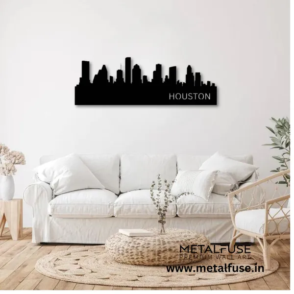 Metal_Wall_Art_for_Home_Decoration__|_Houston_Skyline__|_Black