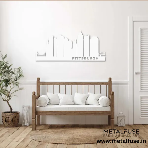 Metal_Wall_Art_for_Home_Decoration__|_Pittsburgh_Skyline__|_White