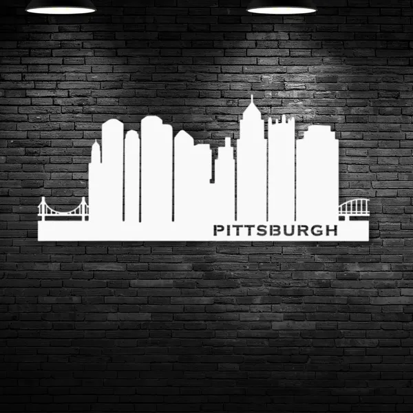 Metal_Wall_Art_for_Home_Decoration__|_Pittsburgh_Skyline__|_White