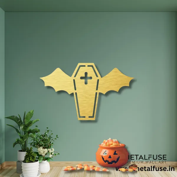 Metal_Wall_Art_for_Home_Decoration__|_Vampire_Coffin__|_Gold