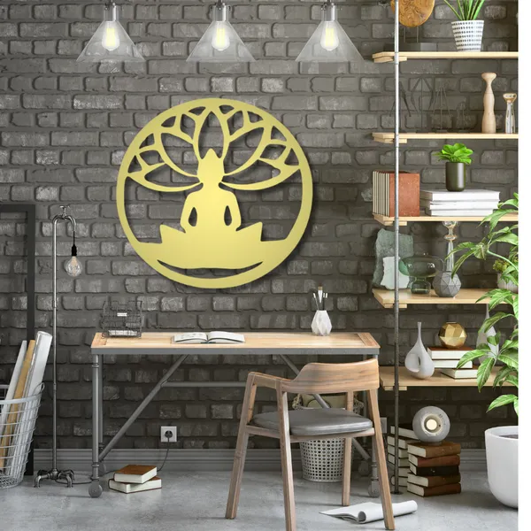 Metal_Wall_Art_for_Home_Decoration__|_Buddha_Lotus_Flower__|_Gold