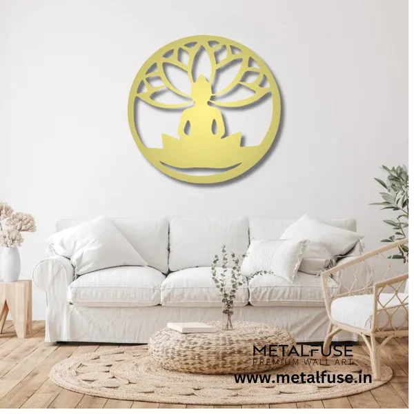 Metal_Wall_Art_for_Home_Decoration__|_Buddha_Lotus_Flower__|_Gold