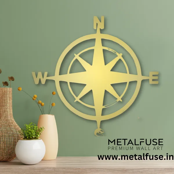 Metal_Wall_Art_for_Home_Decoration__|_Compass__|_Gold