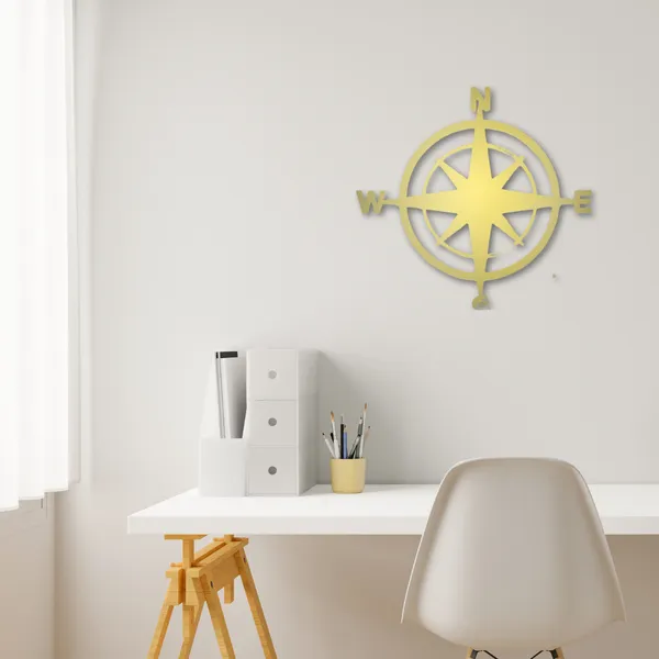 Metal_Wall_Art_for_Home_Decoration__|_Compass__|_Gold