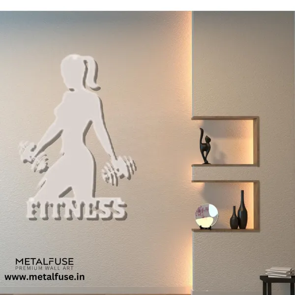 Metal_Wall_Art_for_Home_Decoration__|_Dumbbell-__|_Silver