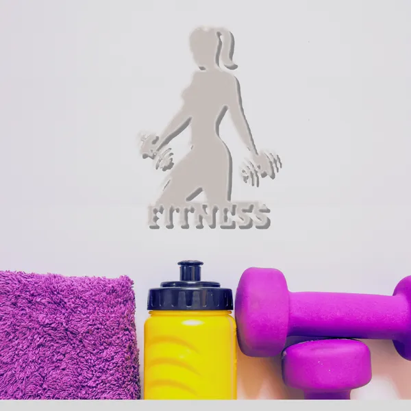 Metal_Wall_Art_for_Home_Decoration__|_Dumbbell-__|_Silver