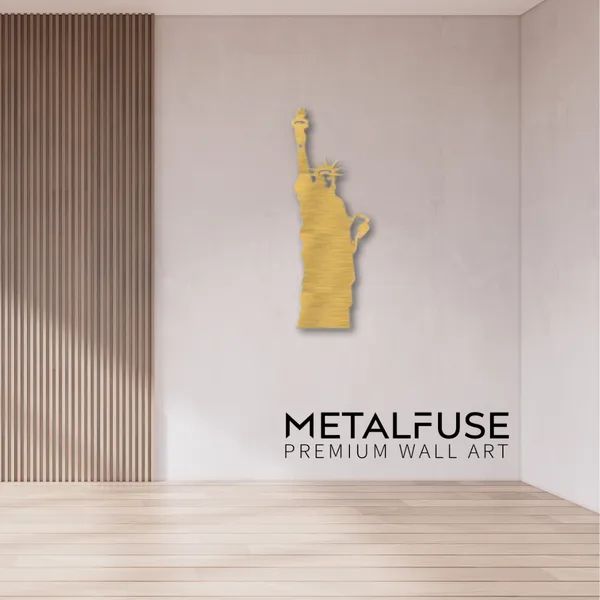 Metal_Wall_Art_for_Home_Decoration__|_Statue_Of_Liberty__|_Gold