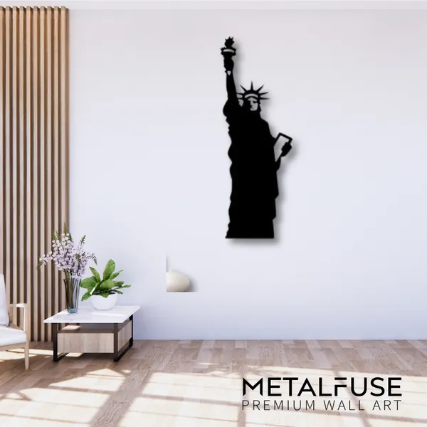 Metal_Wall_Art_for_Home_Decoration__|_Statue_Of_Liberty__|_Black