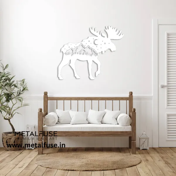 Metal_Wall_Art_for_Home_Decoration__|_Moose__|_White