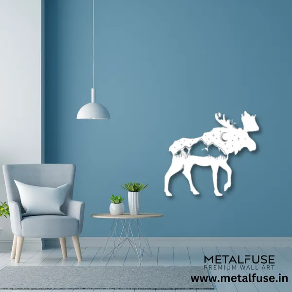 Metal_Wall_Art_for_Home_Decoration__|_Moose__|_White