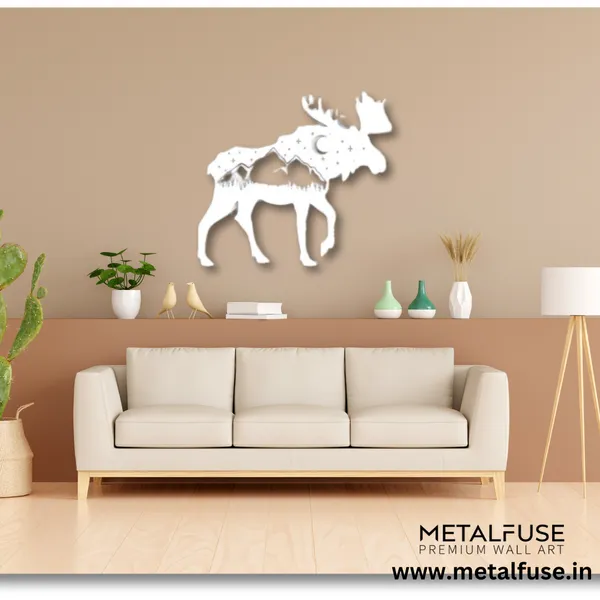 Metal_Wall_Art_for_Home_Decoration__|_Moose__|_White