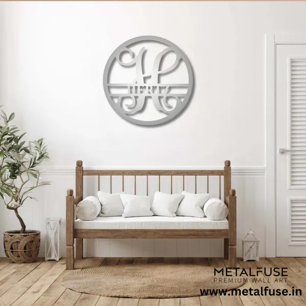 Metal_Wall_Art_for_Home_Decoration__|_Monogram__|_Silver