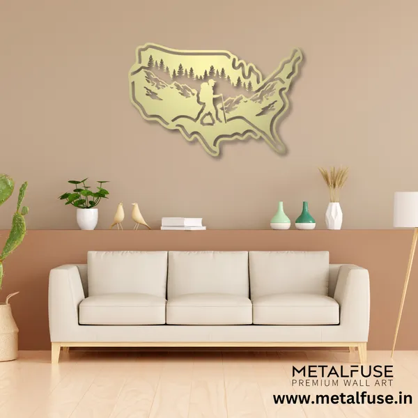 Metal_Wall_Art_for_Home_Decoration__|_Hiking_Usa__|_Gold