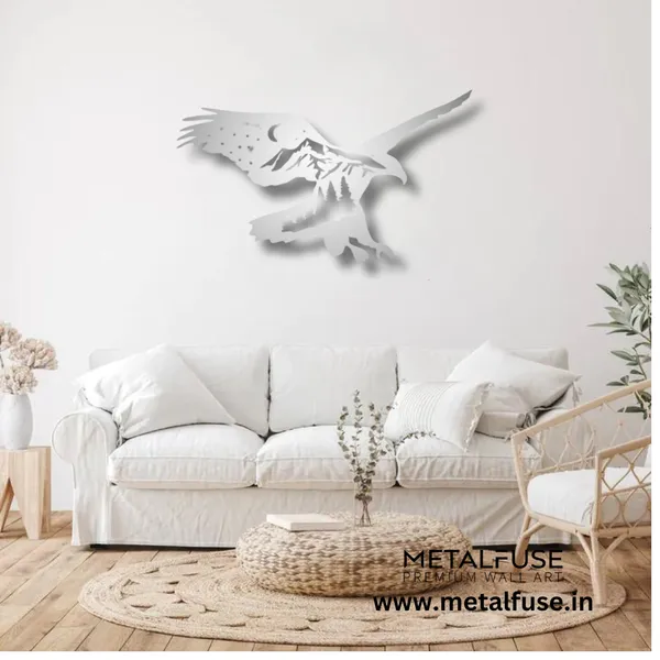 Metal_Wall_Art_for_Home_Decoration__|_Mountain_Eagle__|_Silver