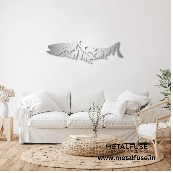 Metal_Wall_Art_for_Home_Decoration__|_Salmon_Fish_Design__|_Silver