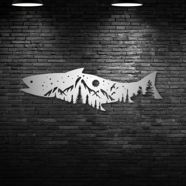 Metal_Wall_Art_for_Home_Decoration__|_Salmon_Fish_Design__|_Silver
