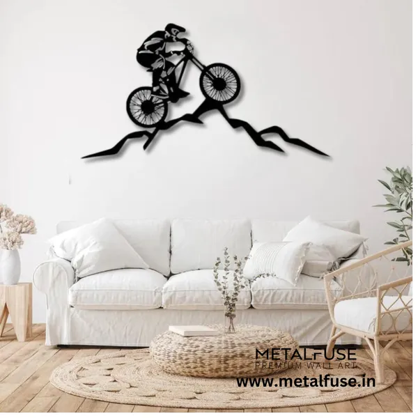 Metal_Wall_Art_for_Home_Decoration__|_Mountain_Biker__|_Black