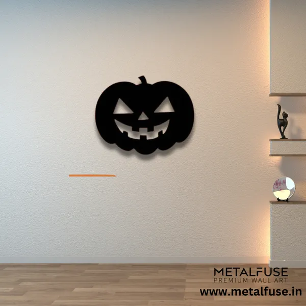Metal_Wall_Art_for_Home_Decoration__|_Halloween_Pumpkin__|_Black