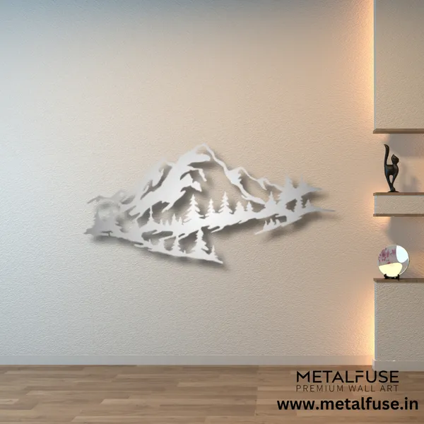 Metal_Wall_Art_for_Home_Decoration__|_Mountain_Range__|_Silver