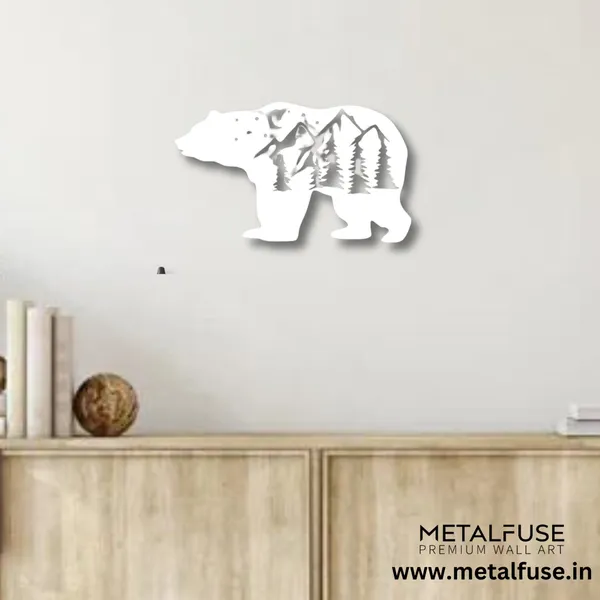 Metal_Wall_Art_for_Home_Decoration__|_Big_Bear__|_White