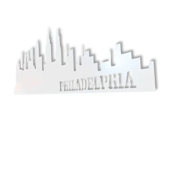 Metal_Wall_Art_for_Home_Decoration__|_Philadelphia_Skyline__|_White