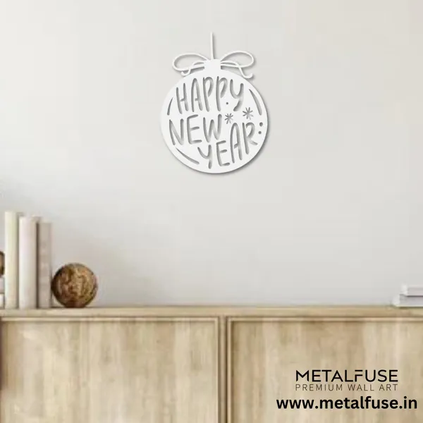 Metal_Wall_Art_for_Home_Decoration__|_Happy_New_Year_Ornament__|_White
