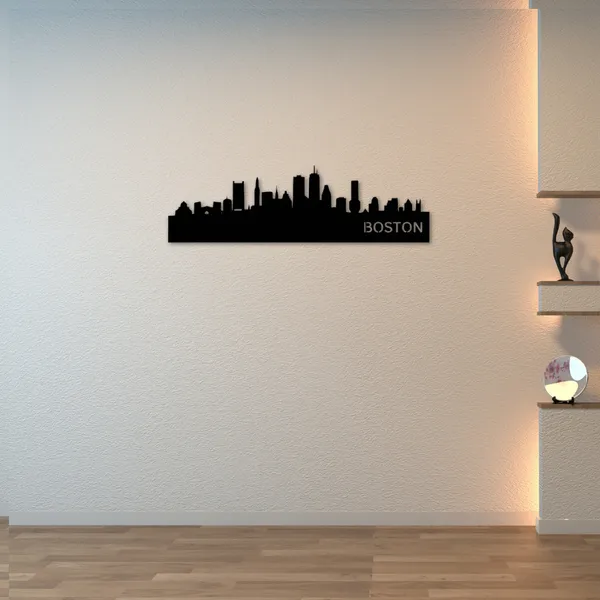 Metal_Wall_Art_for_Home_Decoration__|_Boston_Skyline__|_Black