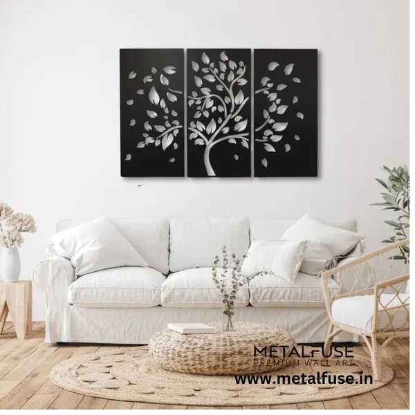 Metal_Wall_Art_for_Home_Decoration__|_Tree_(3_Piece)_|_Black