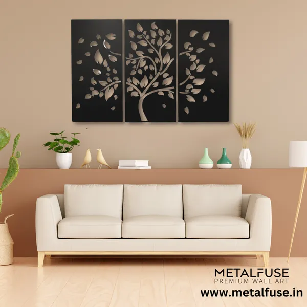 Metal_Wall_Art_for_Home_Decoration__|_Tree_(3_Piece)_|_Black