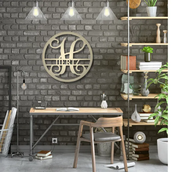 Metal_Wall_Art_for_Home_Decoration__|_Monogram__|_Gold