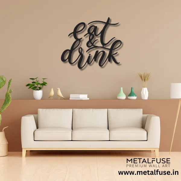 Metal_Wall_Art_for_Home_Decoration__|_Eat_&_Drink__|_Black