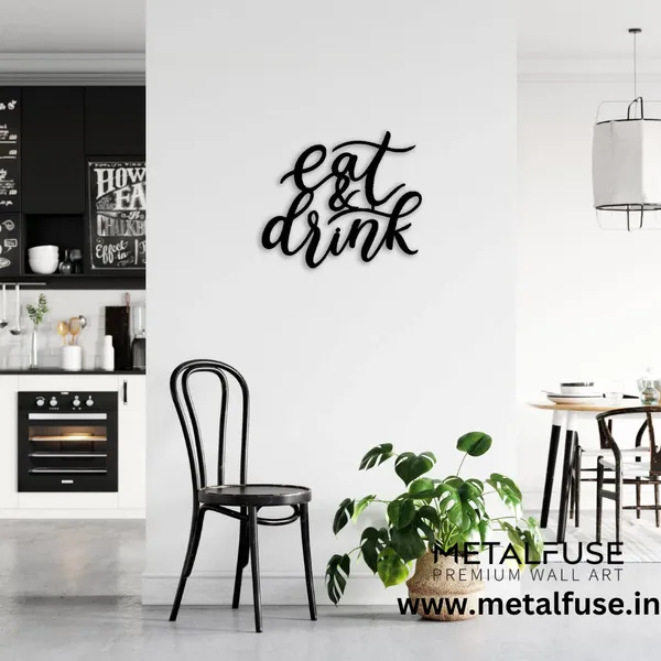 Metal_Wall_Art_for_Home_Decoration__|_Eat_&_Drink__|_Black
