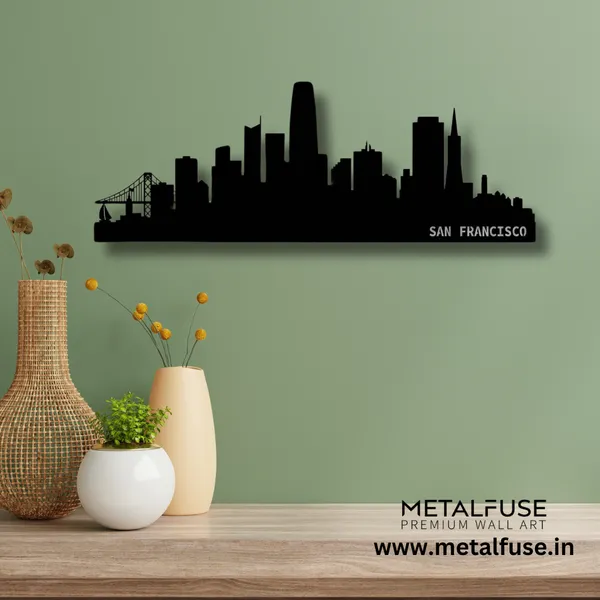 Metal_Wall_Art_for_Home_Decoration__|_San_Francisco_Skyline__|_Black