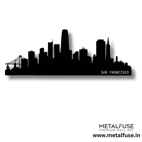 Metal_Wall_Art_for_Home_Decoration__|_San_Francisco_Skyline__|_Black
