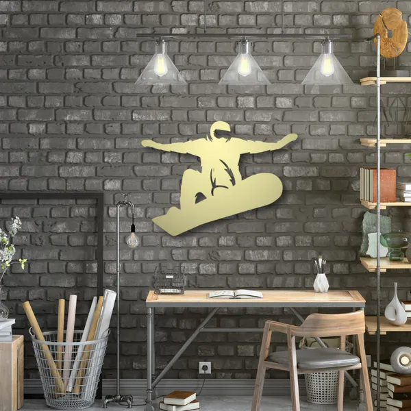 Metal_Wall_Art_for_Home_Decoration__|_Big_Air_Snowboarder__|_Gold