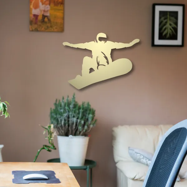 Metal_Wall_Art_for_Home_Decoration__|_Big_Air_Snowboarder__|_Gold
