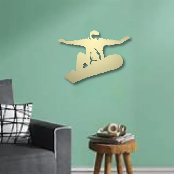 Metal_Wall_Art_for_Home_Decoration__|_Big_Air_Snowboarder__|_Gold