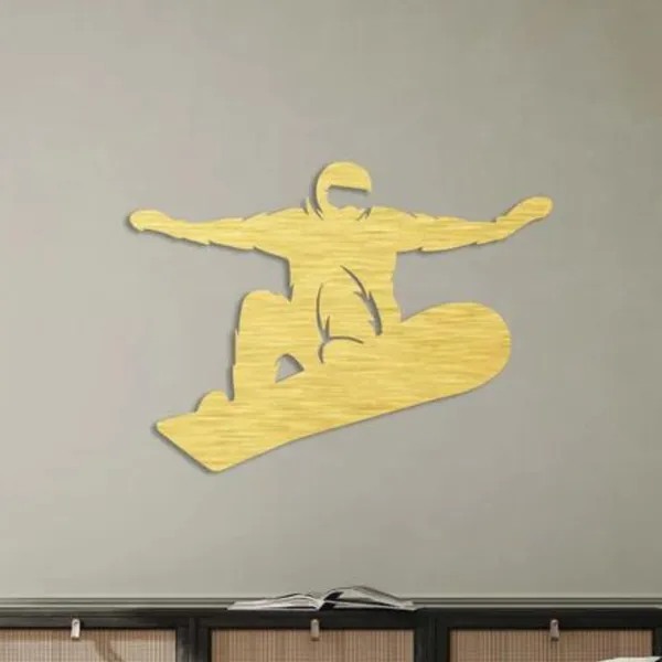 Metal_Wall_Art_for_Home_Decoration__|_Big_Air_Snowboarder__|_Gold