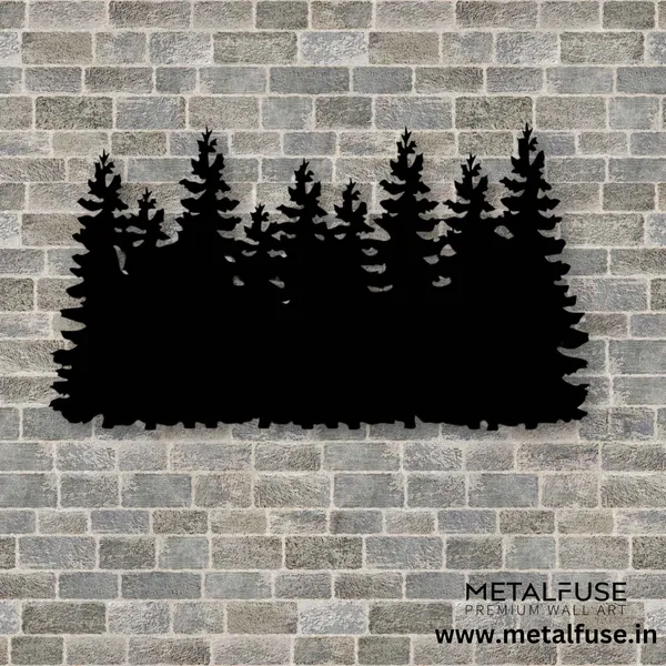 Metal_Wall_Art_for_Home_Decoration__|_Pine_Trees_Metal-_Wall_Art_|_Black