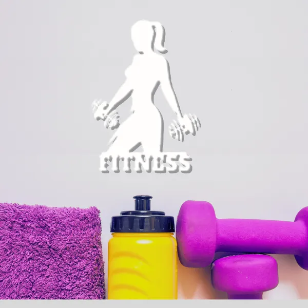 Metal_Wall_Art_for_Home_Decoration__|_Dumbbell-__|_White