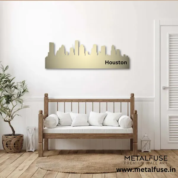 Metal_Wall_Art_for_Home_Decoration__|_Houston_Skyline__|_Gold